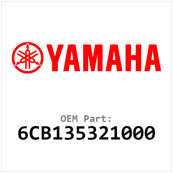 Yamaha OEM 6CB135321000
