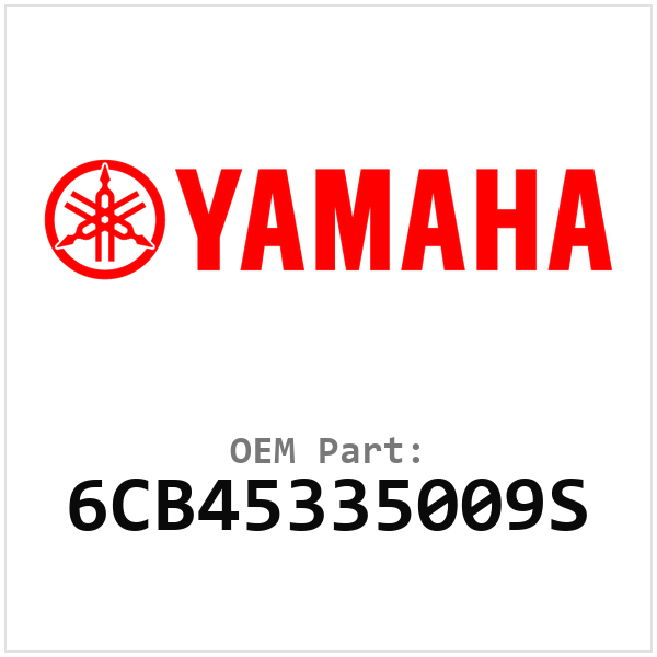 Yamaha OEM 6CB45335009S