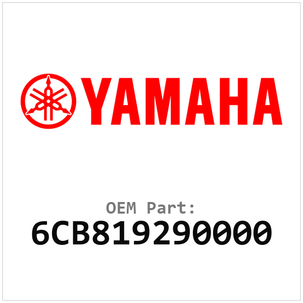 Yamaha OEM 6CB819290000