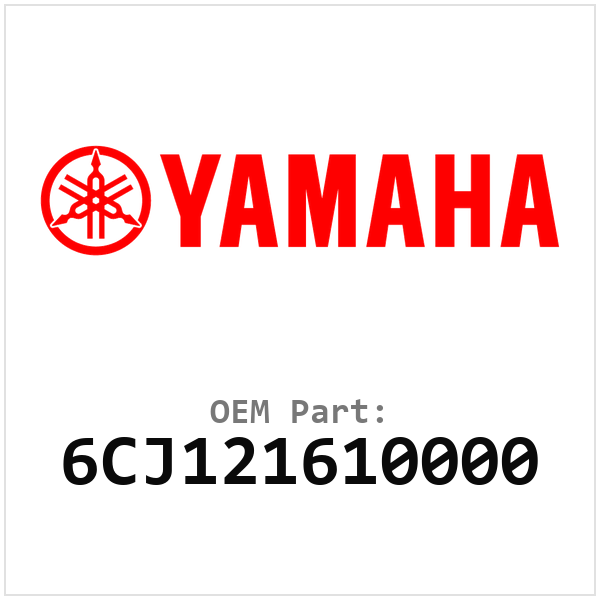 Yamaha OEM 6CJ121610000