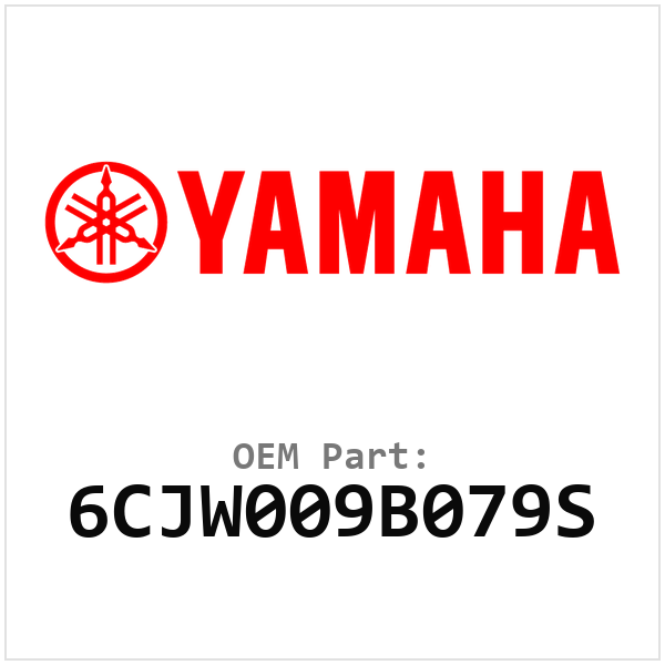 Yamaha OEM 6CJW009B079S