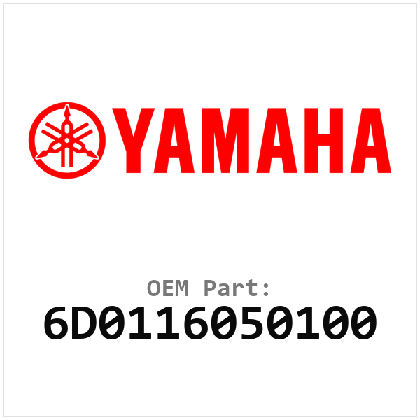 Yamaha OEM 6D0116050100