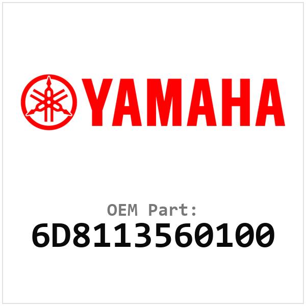 Yamaha OEM 6D8113560100