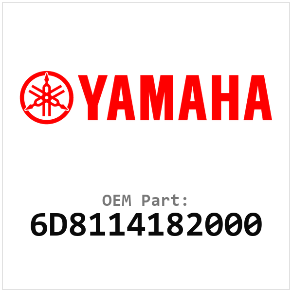 Yamaha OEM 6D8114182000