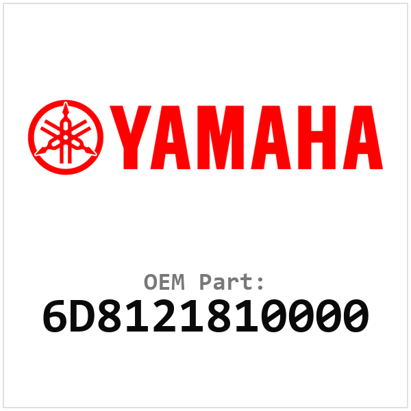 Yamaha OEM 6D8121810000