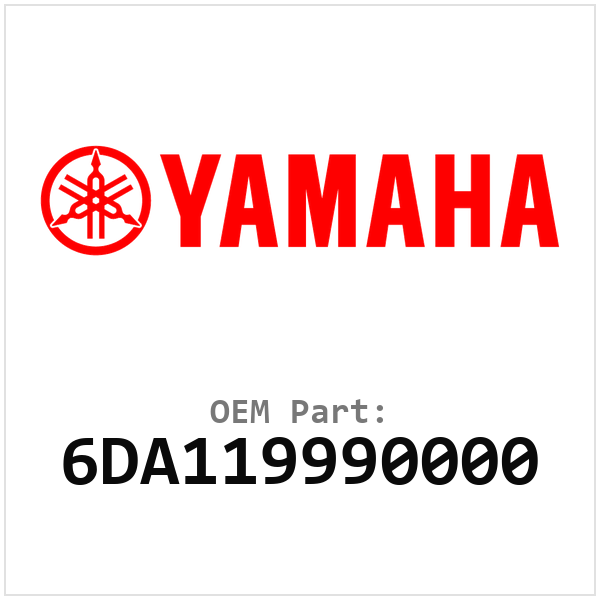 Yamaha OEM 6DA119990000