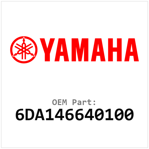 Yamaha OEM 6DA146640100