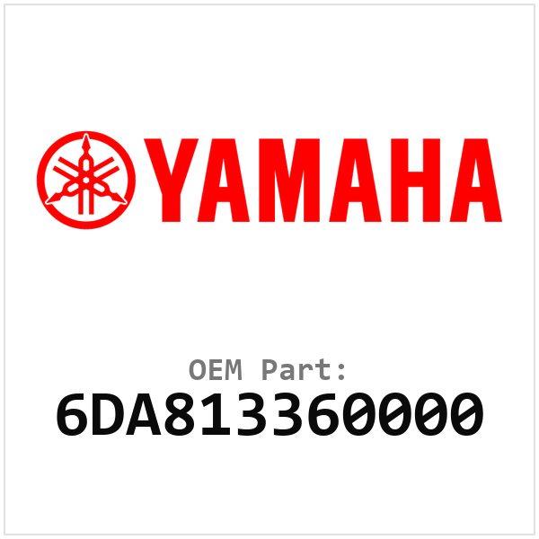 Yamaha OEM 6DA813360000