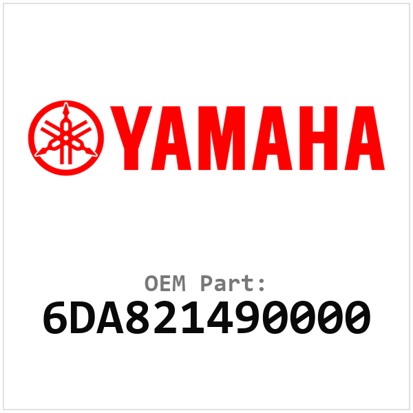 Yamaha OEM 6DA821490000