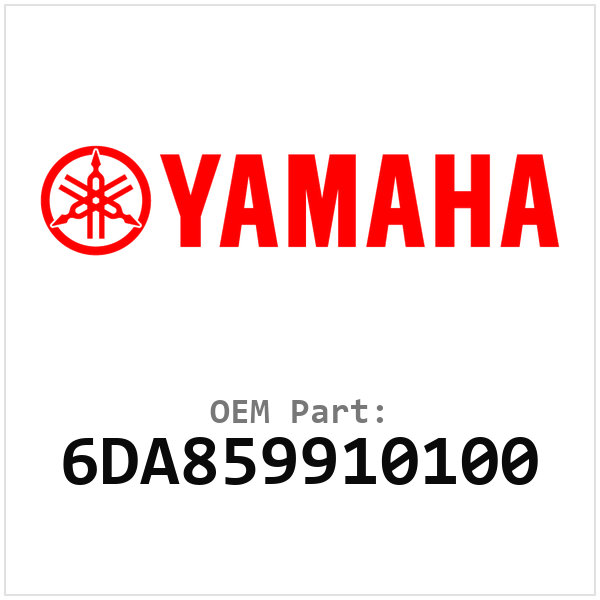 Yamaha OEM 6DA859910100