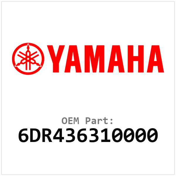 Yamaha OEM 6DR436310000