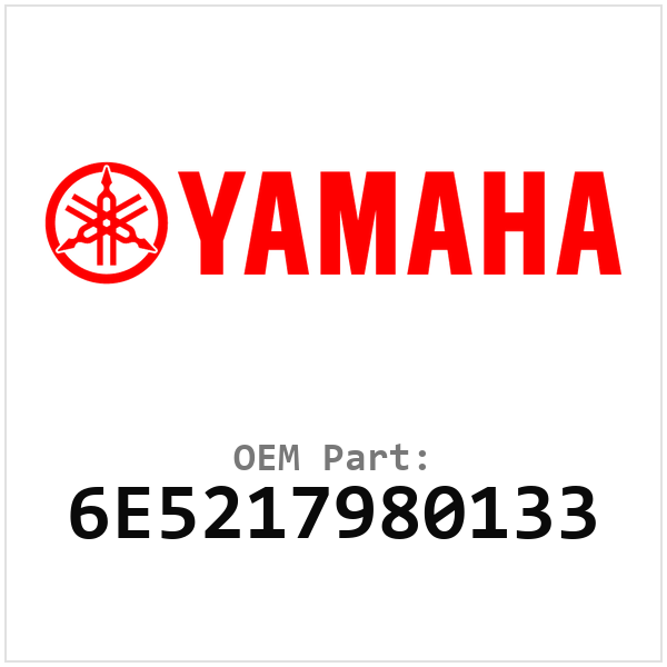 Yamaha OEM 6E5217980133