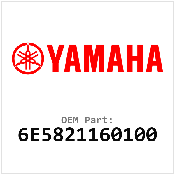 Yamaha OEM 6E5821160100