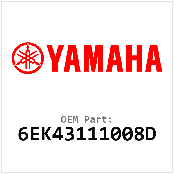 Yamaha OEM 6EK43111008D