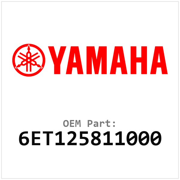 Yamaha OEM 6ET125811000