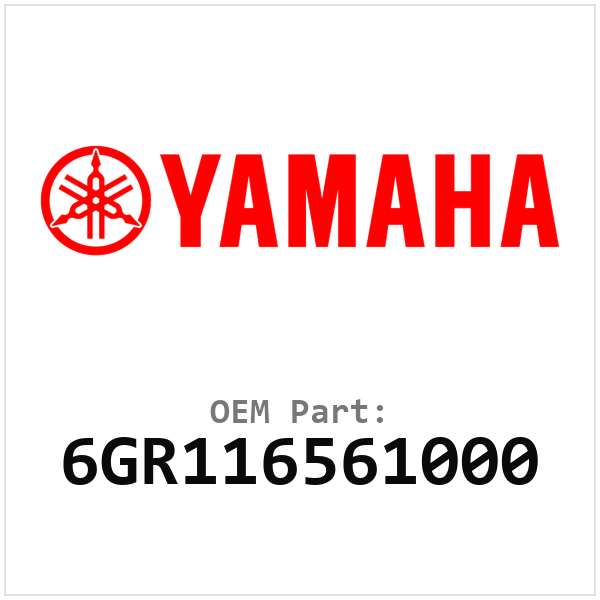 Yamaha OEM 6GR116561000