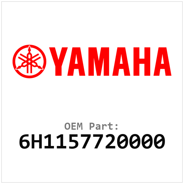Yamaha OEM 6H1157720000