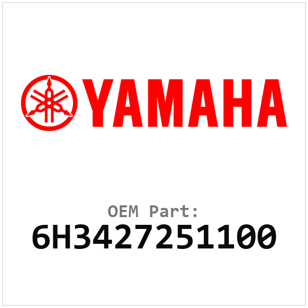 Yamaha OEM 6H3427251100