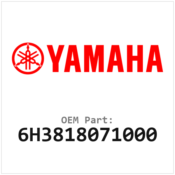 Yamaha Tandwiel (6H3818071000)