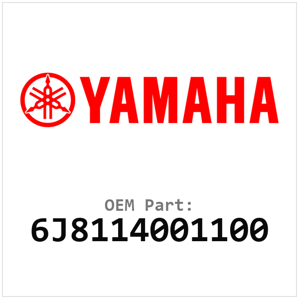 Yamaha OEM 6J8114001100
