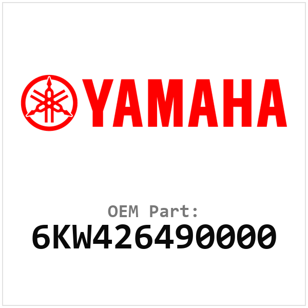 Yamaha OEM 6KW426490000