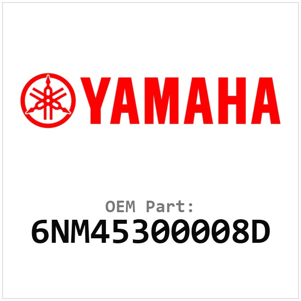 Yamaha OEM 6NM45300008D
