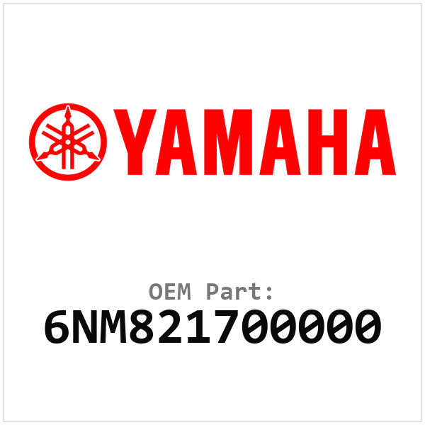 Yamaha OEM 6NM821700000