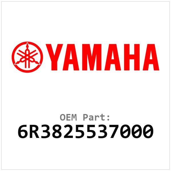 Yamaha OEM 6R3825537000