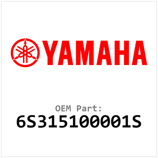 Yamaha OEM 6S315100001S