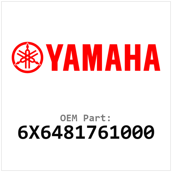 Yamaha OEM 6X6481761000