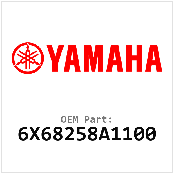 Yamaha OEM 6X68258A1100