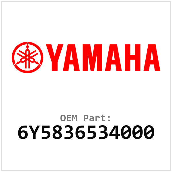 Yamaha OEM 6Y5836534000