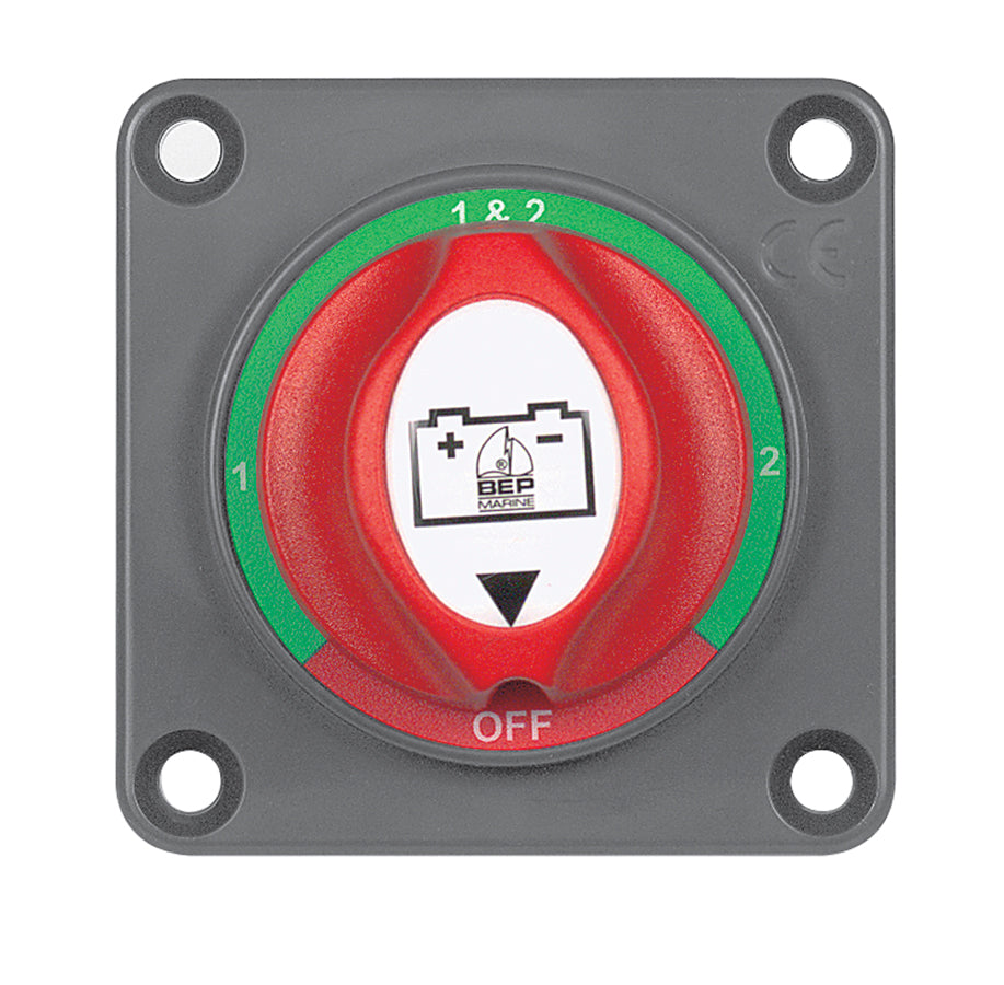 BEP Marine batterijselectieschakelaar paneelmontage 1-2-beide-Off 48V max. 200A continu (701S-PM)
