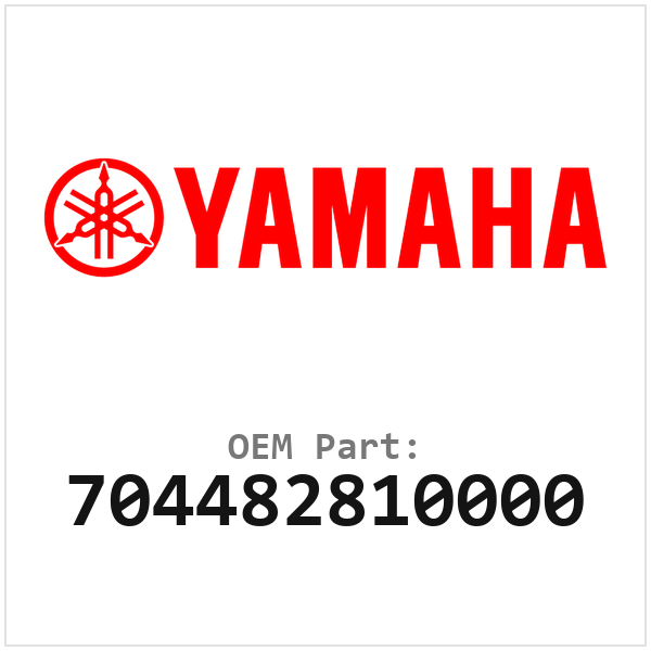Yamaha Past op de volgende Yamaha motoren (704482810000)