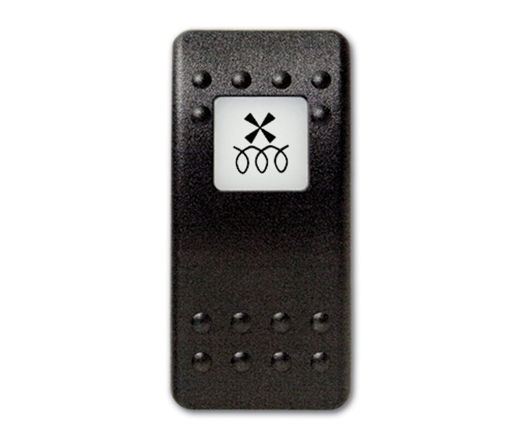 Mastervolt waterdichte schakelaar (alleen knop) Warmelucht Ventilator (70906623)