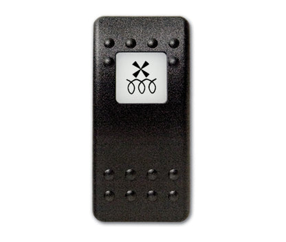 Mastervolt waterdichte schakelaar (alleen knop) Warmelucht Ventilator (70906623)