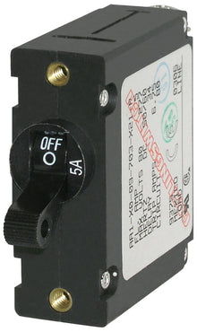 Blue Sea Systems stroomonderbreker A-Series enkele pool schakelaar 5A zwart (7200-BSS)
