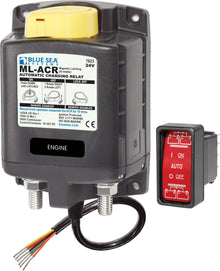 Blue Sea Systems Blue Sea Systems-solenoïde ML 500A 24V ACR met handmatige bediening (incl. 2146-BSS-schakelaar) (7623-BSS)