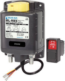 Blue Sea Systems Blue Sea Systems-solenoïde ML 500A 24V RBS met handmatige bediening (incl. 2145-BSS-schakelaar) (7702-BSS)