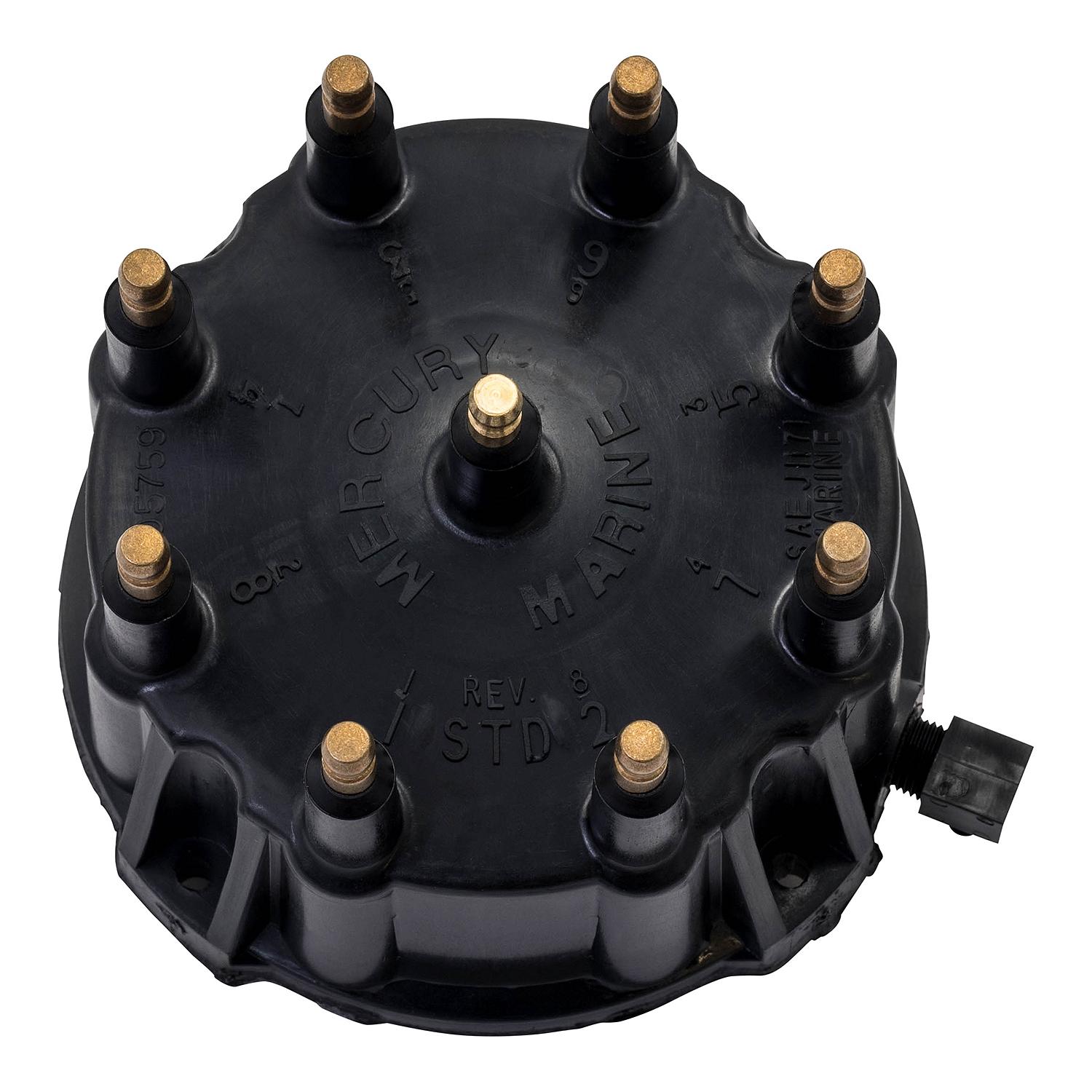 Mercury Mercruiser - Distributor Cap - Fits GM V-8 Engines with Thunderbolt IV & V HEI Ignitions - 805759Q01