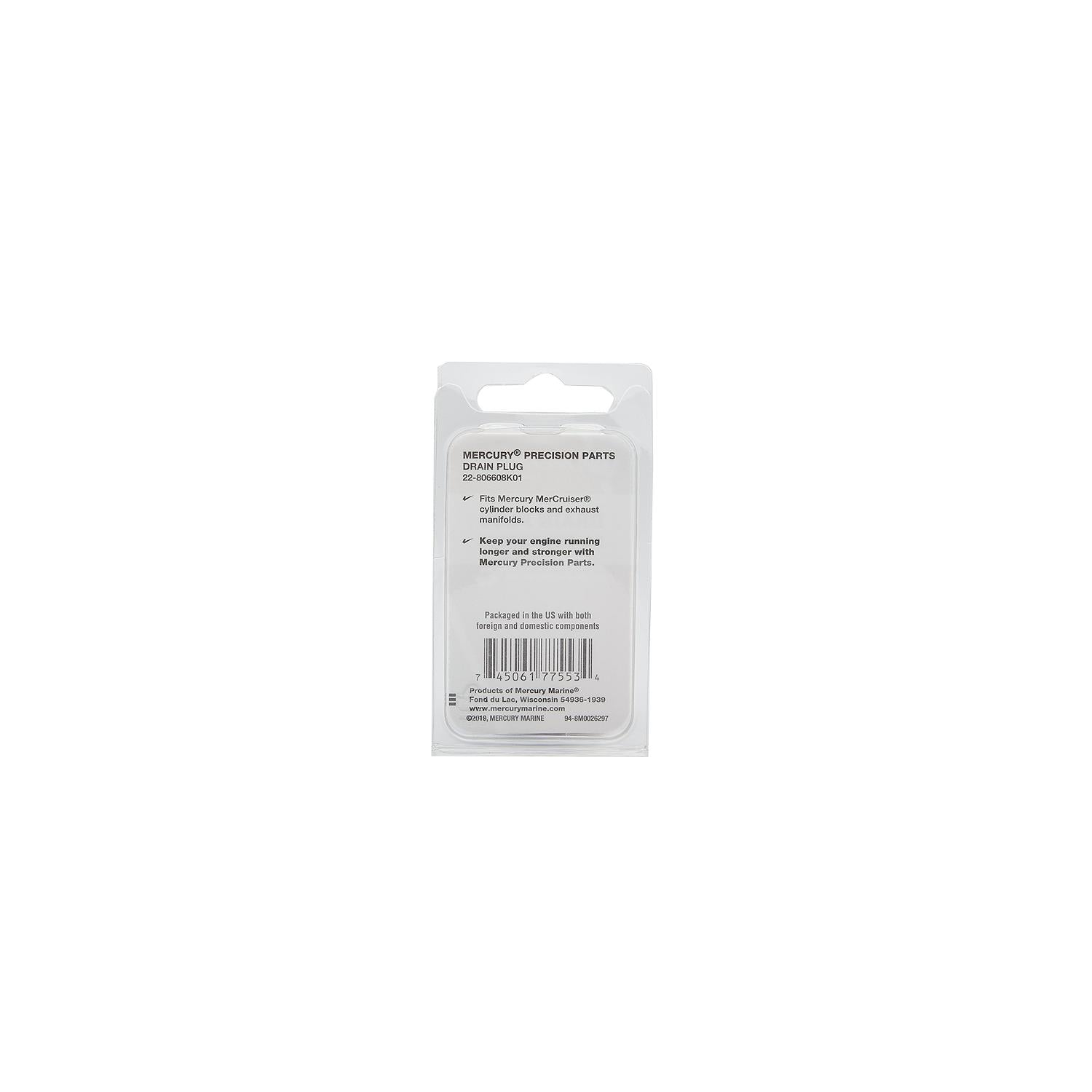 Mercury - Plug kit (Sold Individually) - 22-806608K01