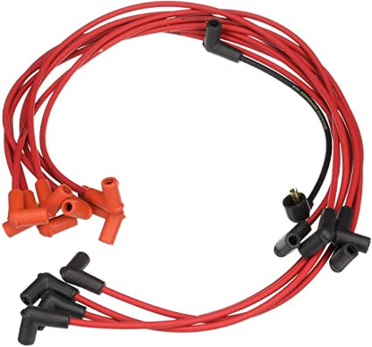 Mercury – Quicksilver 816608Q61 Red Wire Spark Plug Wire Kit | GM V8 Marine Engines (454–502 CID) | Thunderbolt IV & V Ignition | 816608Q61