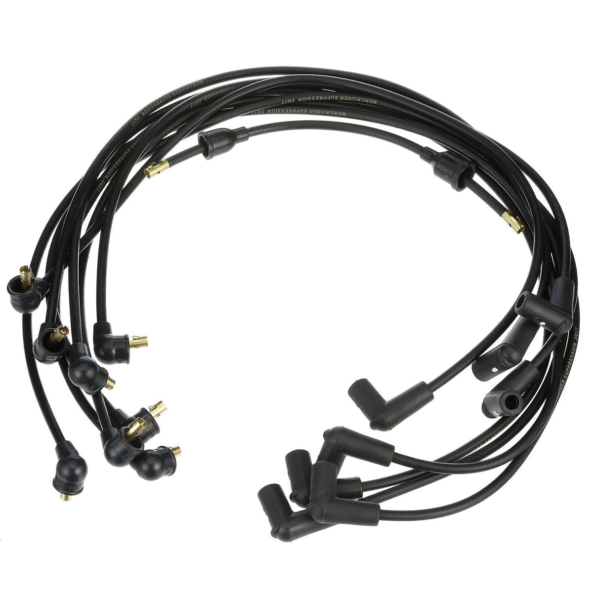 Mercury – Quicksilver 816761Q12 Spark Plug Wire Kit | V8 GM MerCruiser Tow Sports Engines (5.7L) | Points Ignition | 816761Q12