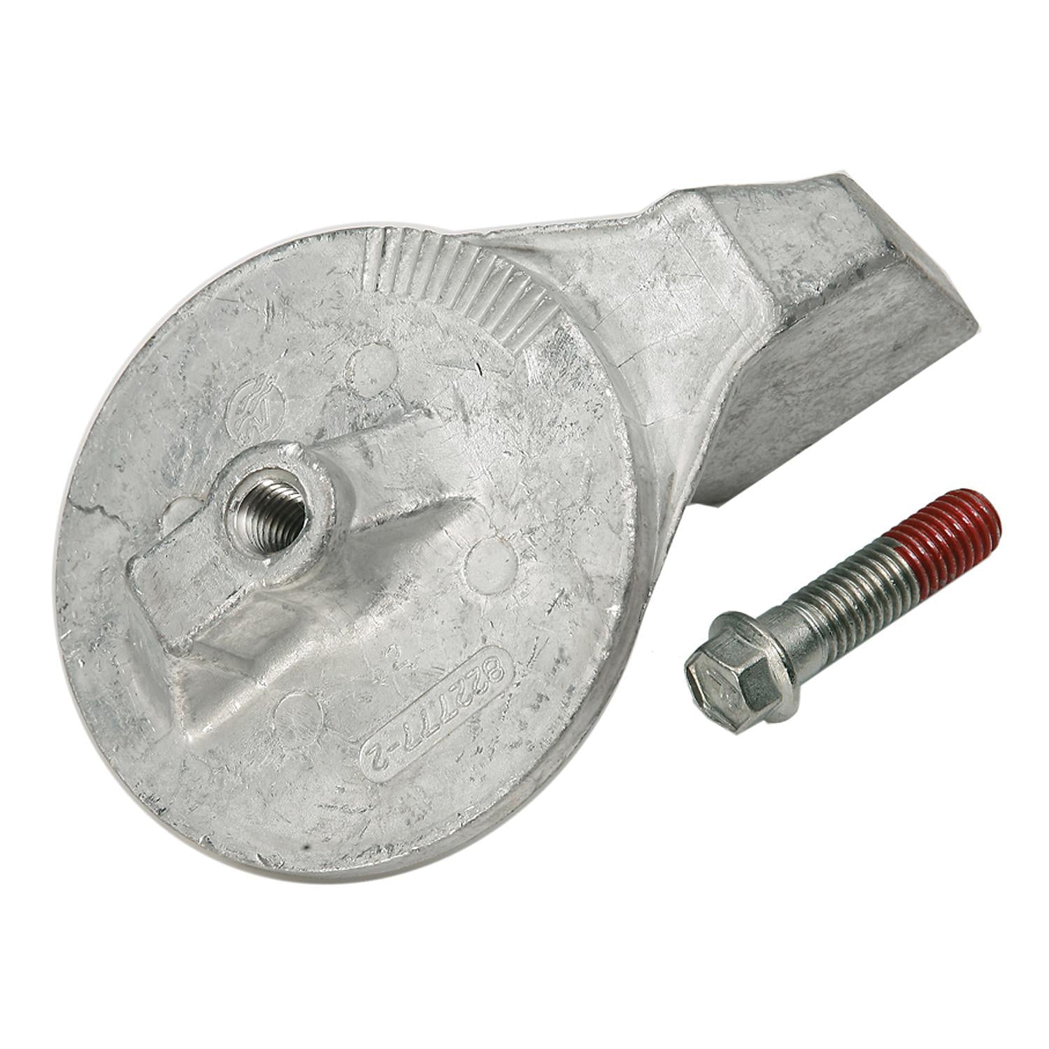 Mercury Quicksilver - Outboard Aluminum Trim Tab Anode - Fits Most Mercury/Mariner 35 HP and Above - Force 90 - 120 - All Mercury MerCruiser Engines - 822777Q1