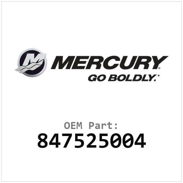 Mercury OEM 847525004