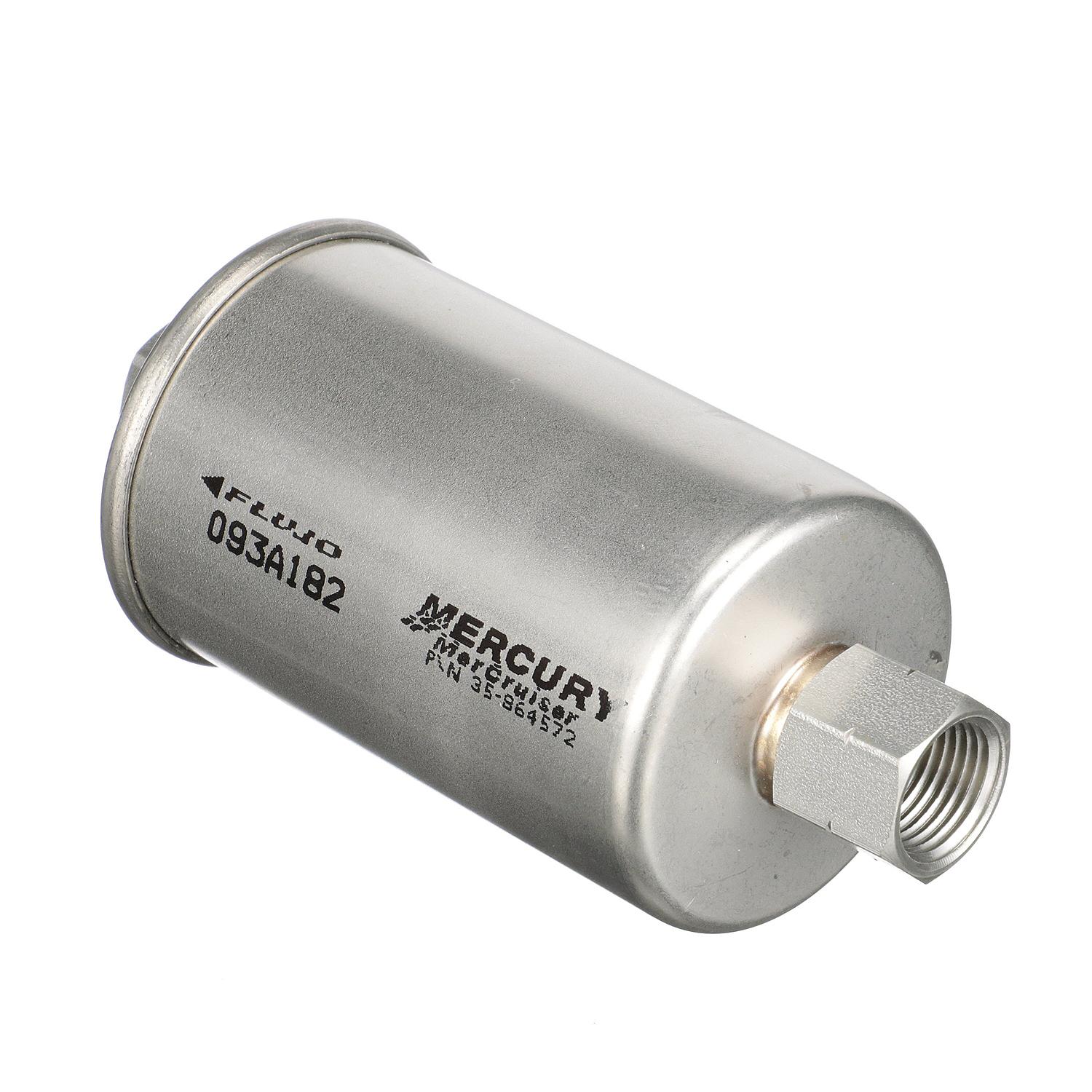 Mercury Mercruiser - In-Line Fuel Filter - Fits MCM/MIE Gasoline Engines Using a Boost Pump - Replacement In-Line Filter - 35-864572