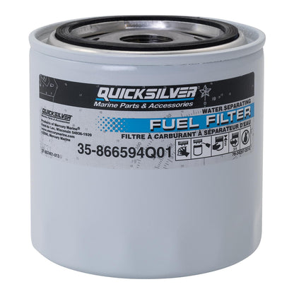 Mercury Quicksilver - Fuel Filter - Fits MerCruiser 1.6L Vazer & 3.0L MPI EC Engines - 35-866594Q01
