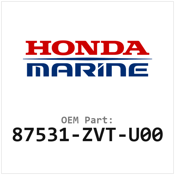 Honda Waarschuwingslabel Olie (87531-ZVT-U00)