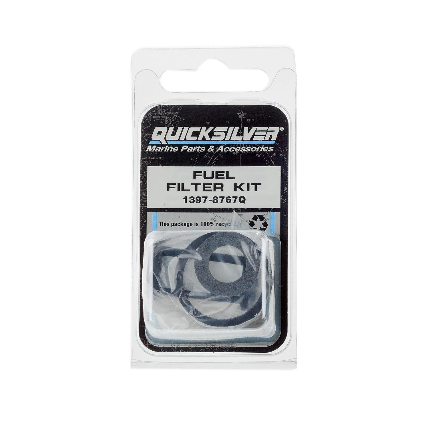 Mercury Quicksilver - Carburetor Fuel Filter - For Rochester 2 & 4 bbl. - 35-8767Q