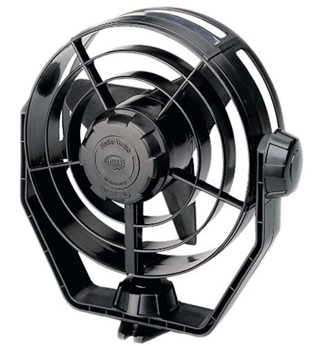 Hella turbo ventilator 12V zwart (8EV003 361-002)